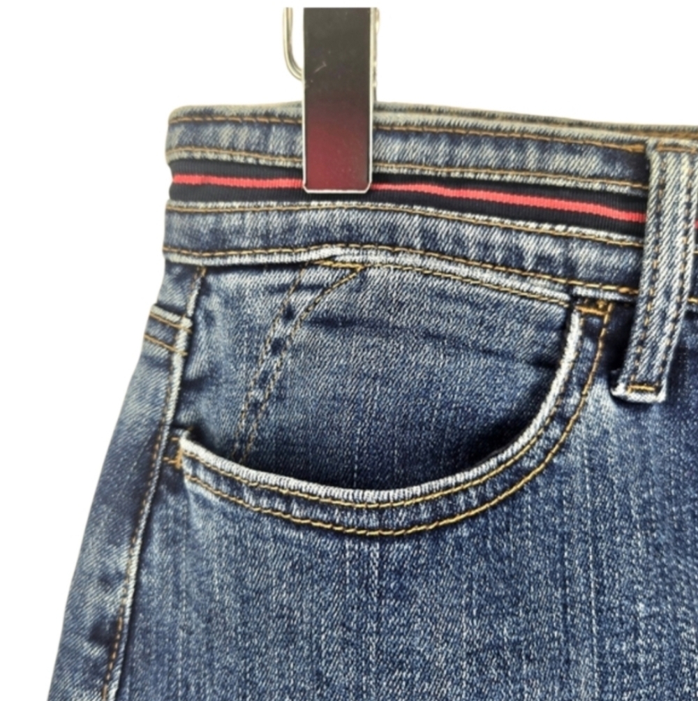 Talbots Denim Skirt. Straight. Size 2. Blue. - Picture 5 of 11